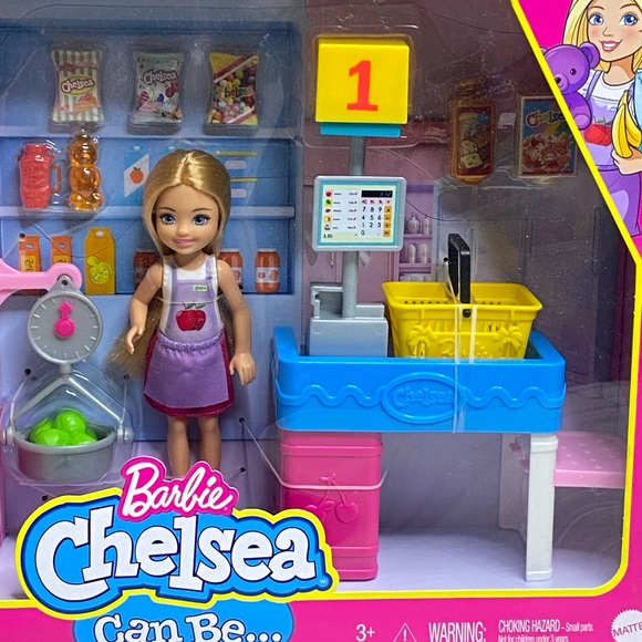 Barbie Chelsea Can Be Snack Stand Playset w/ Blonde Chelsea Doll 6” - Picture 2 of 4